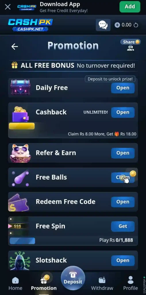 CASHPK Game Download